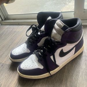 Jordan 1 Court Purple